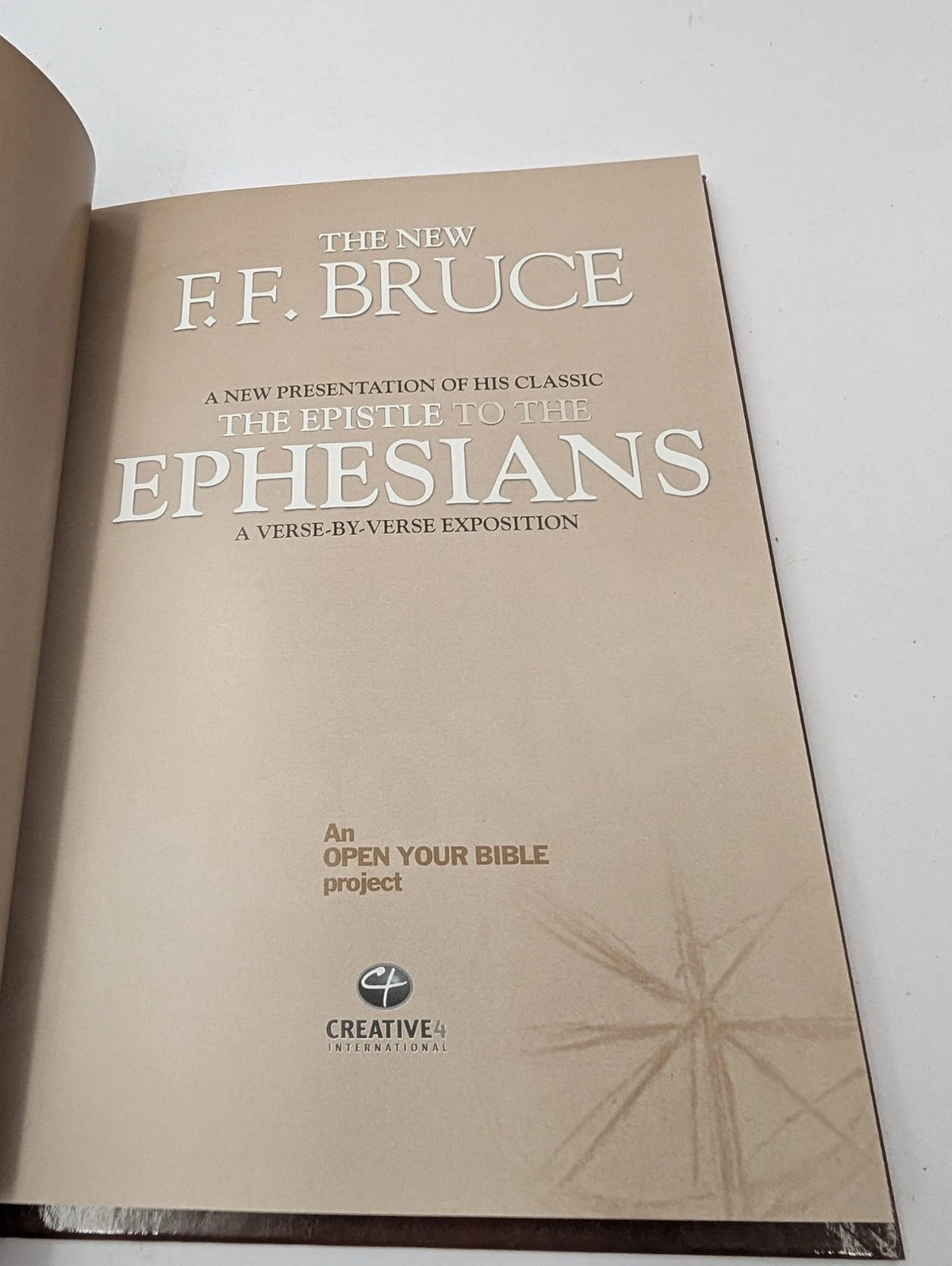Epistle to the Ephesians Verse by Verse Exposition F F Bruce HC 2012 Bible, Pearl Press photograph 6