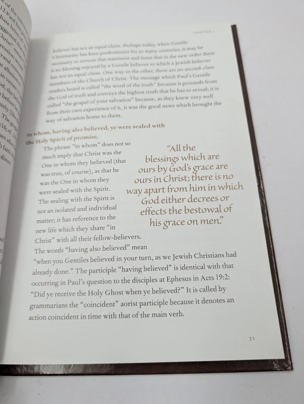 Epistle to the Ephesians Verse by Verse Exposition F F Bruce HC 2012 Bible, Pearl Press photograph 16