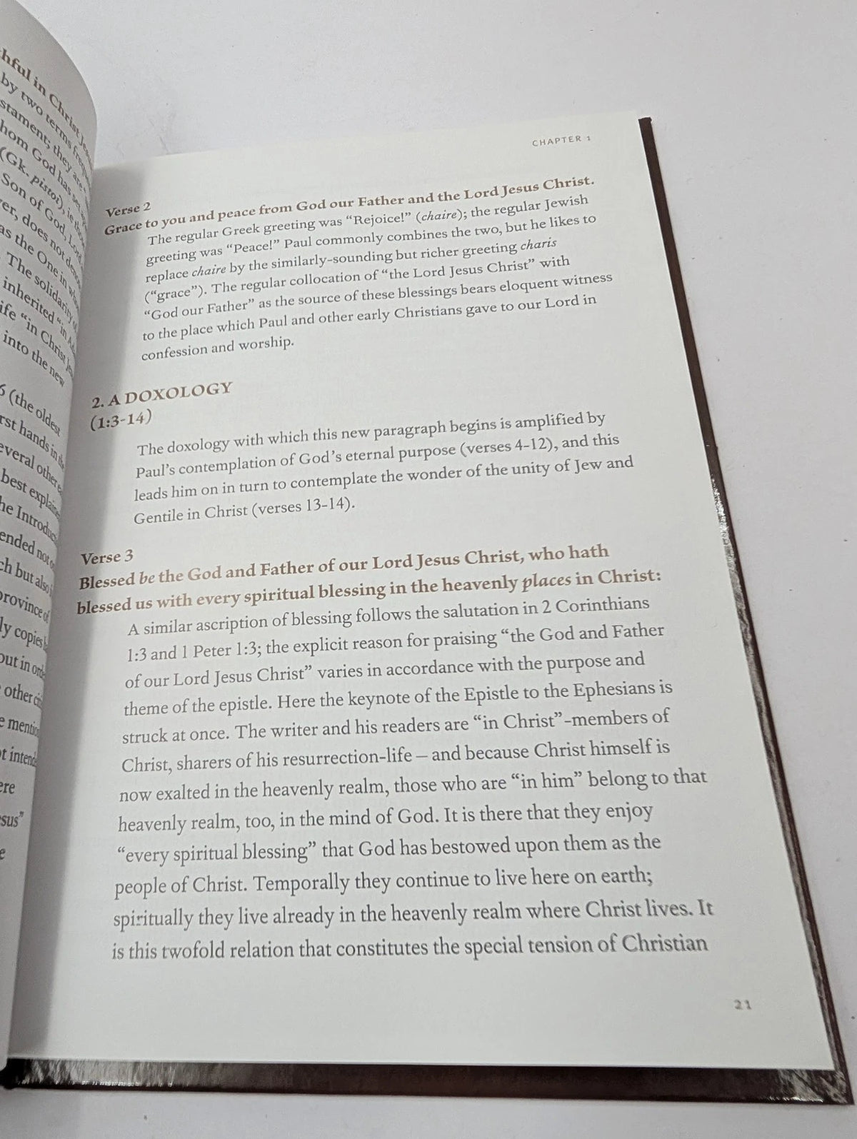 Epistle to the Ephesians Verse by Verse Exposition F F Bruce HC 2012 Bible, Pearl Press photograph 17