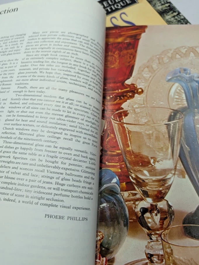 Antique glass two-book bundle, Pearl Press photograph 7