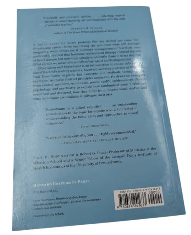 Observation and Experiment: An Introduction to Causal Inference - photograph 2