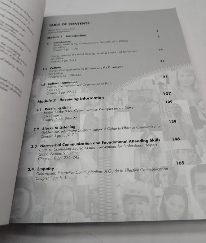 Interpersonal Communication health textbook, Pearl Press photograph 4