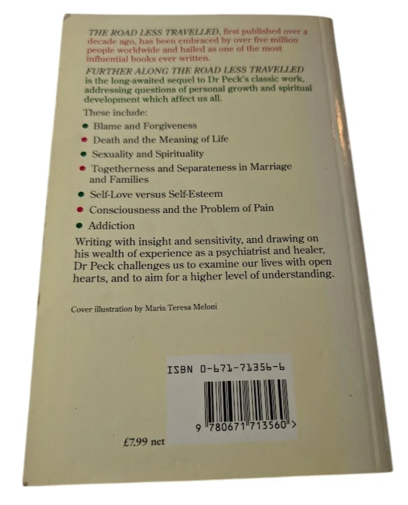 Further Along the Road Less Travelled M Scott Peck, actual copy photograph 2