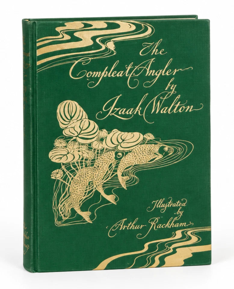 The Compleat Angler Izaak Walton Arthur Rackham Folio Society, actual copy photograph 2