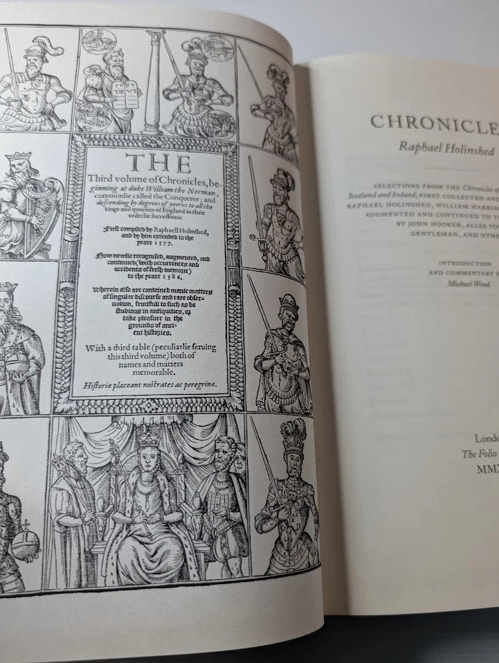 Chronicles Raphael Holinshed Folio Society, actual copy photograph 7
