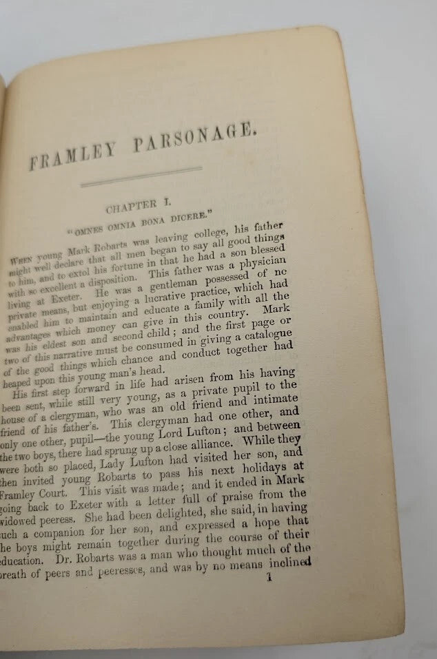 Framley Parsonage - actual copy, photograph 8