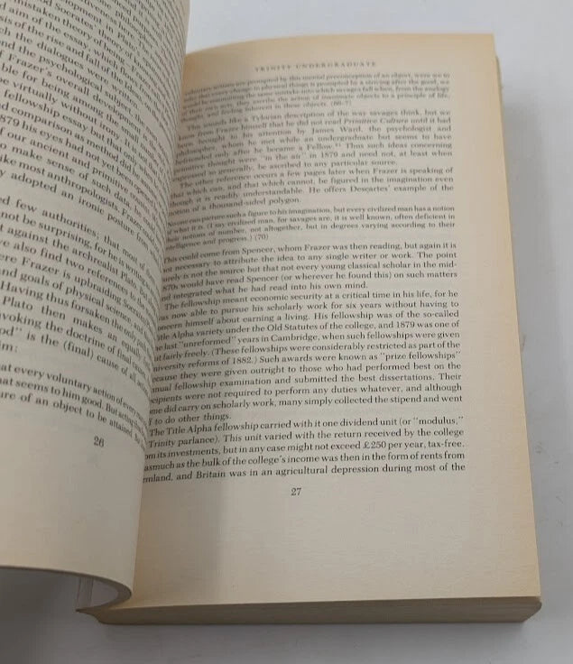 J. G. Frazer: His Life and Work - actual copy, photograph 5