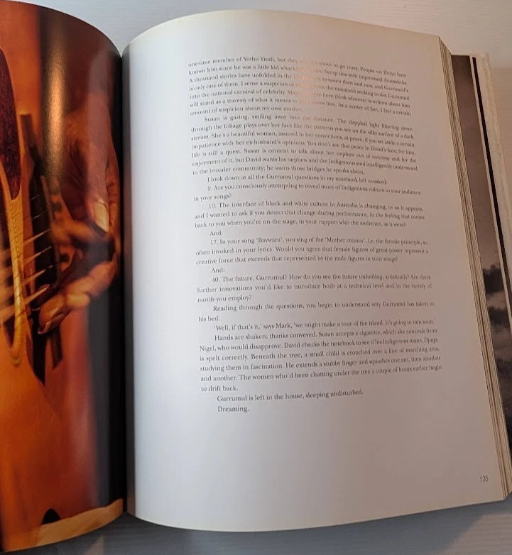 Gurrumul by Robert Hillman, actual copy photo 8