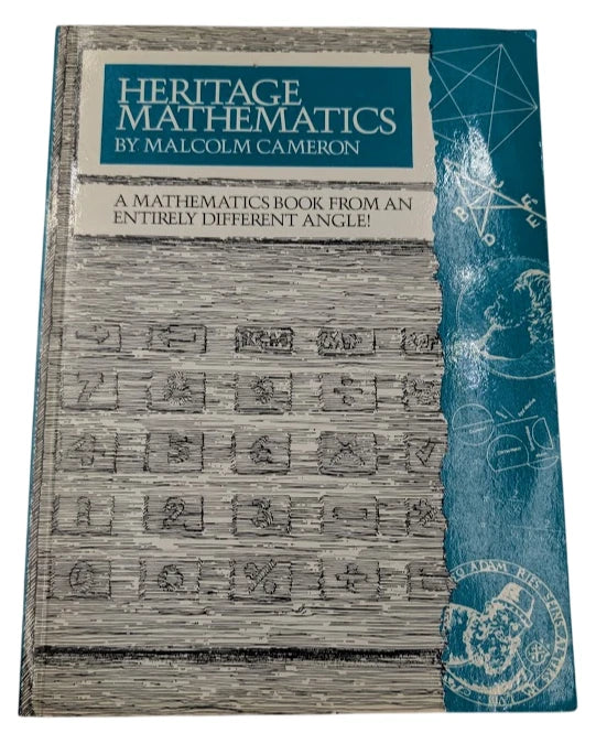 Heritage Mathematics by Malcolm Cameron, front cover