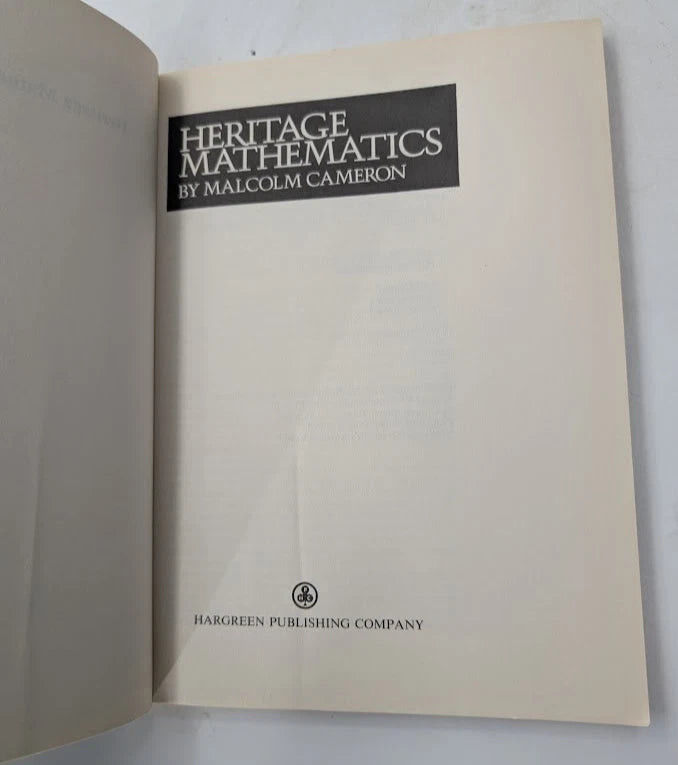 Heritage Mathematics, copy photograph 4