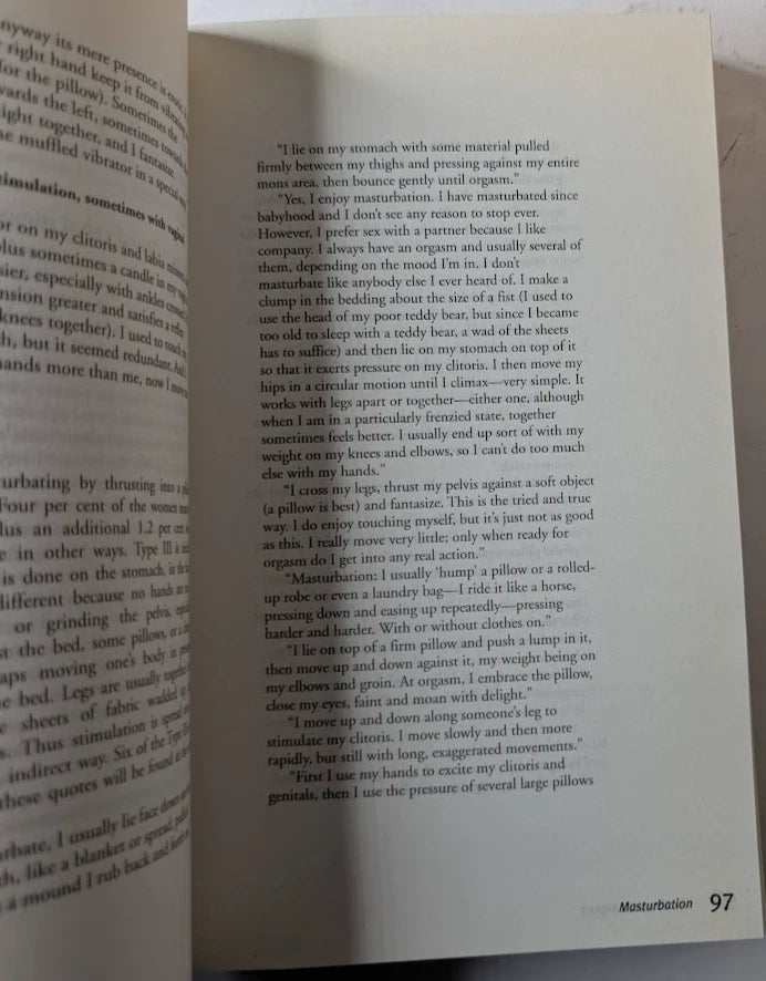 The New Hite Report - actual copy, photograph 5