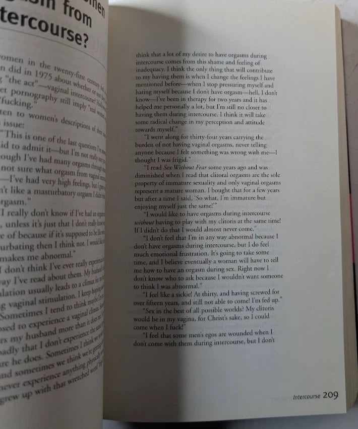 The New Hite Report - actual copy, photograph 6