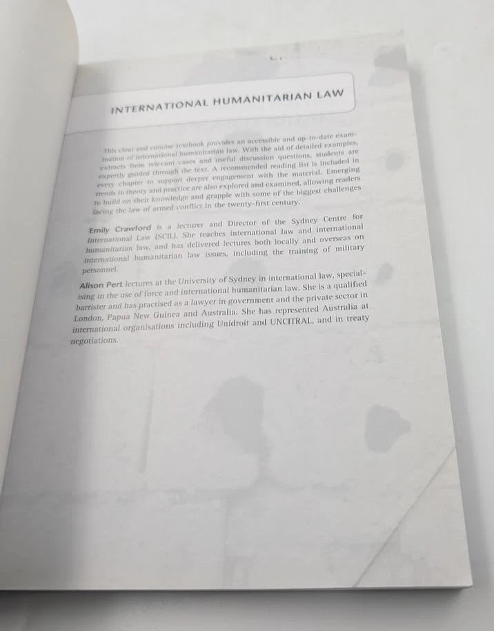 International Humanitarian Law, Pearl Press photo 5