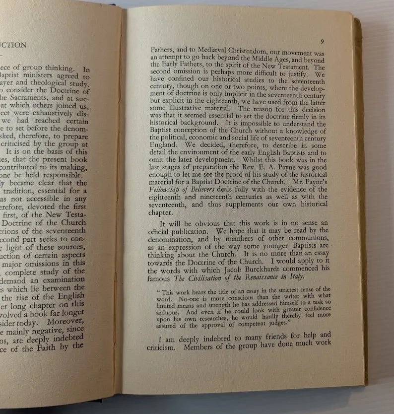 The Gathered Community by Robert C. Walton, introduction pages