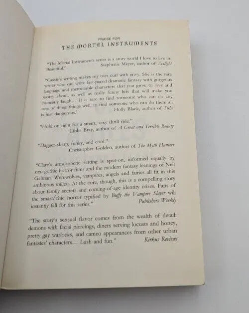 Mortal Instruments: City Of Ashes Book #2 by Clare Cassandra