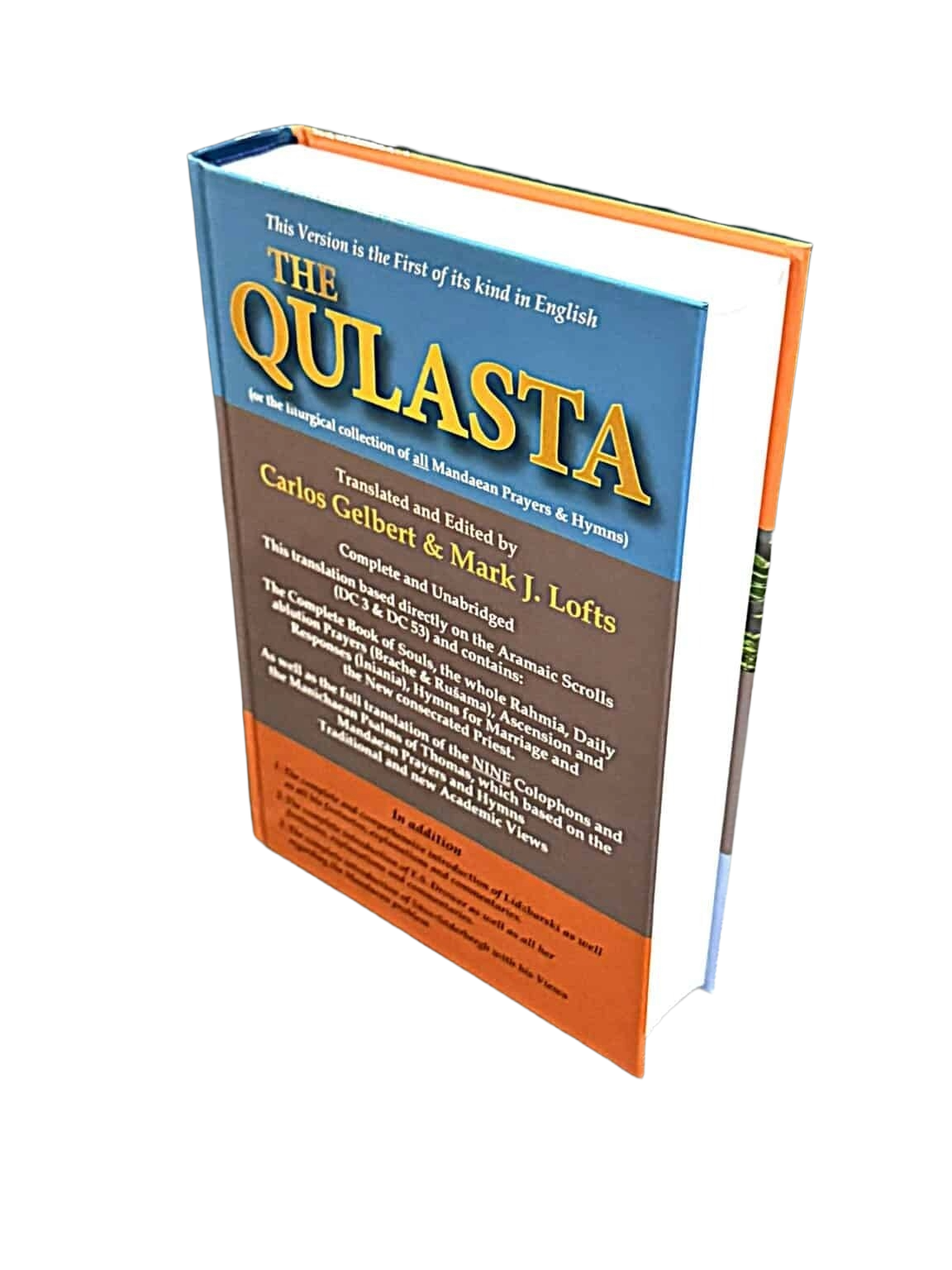 The Qulasta - Gelbert & Lofts edn. Mandaean Prayers, Hymns Gnostic in English