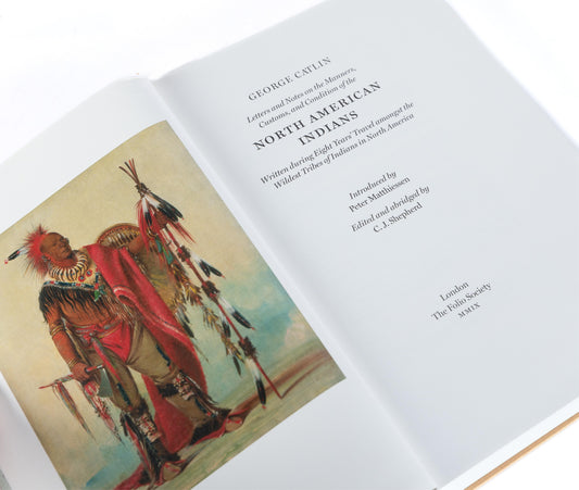Letters & Notes on North American Indians HC Folio Society 2009 large with case
