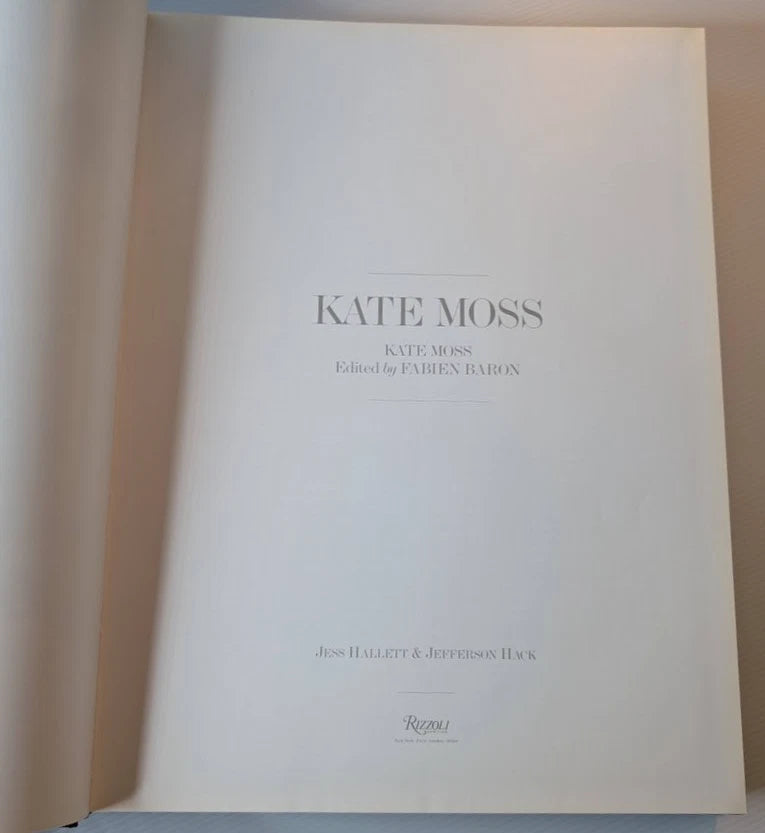 Kate: The Kate Moss Book — 2012 first edition hardcover — actual copy photo 6