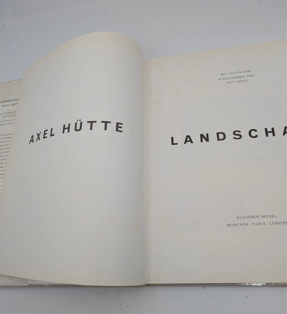 Landschaft by Axel Hütte, German edition, copy photograph 5 of 17