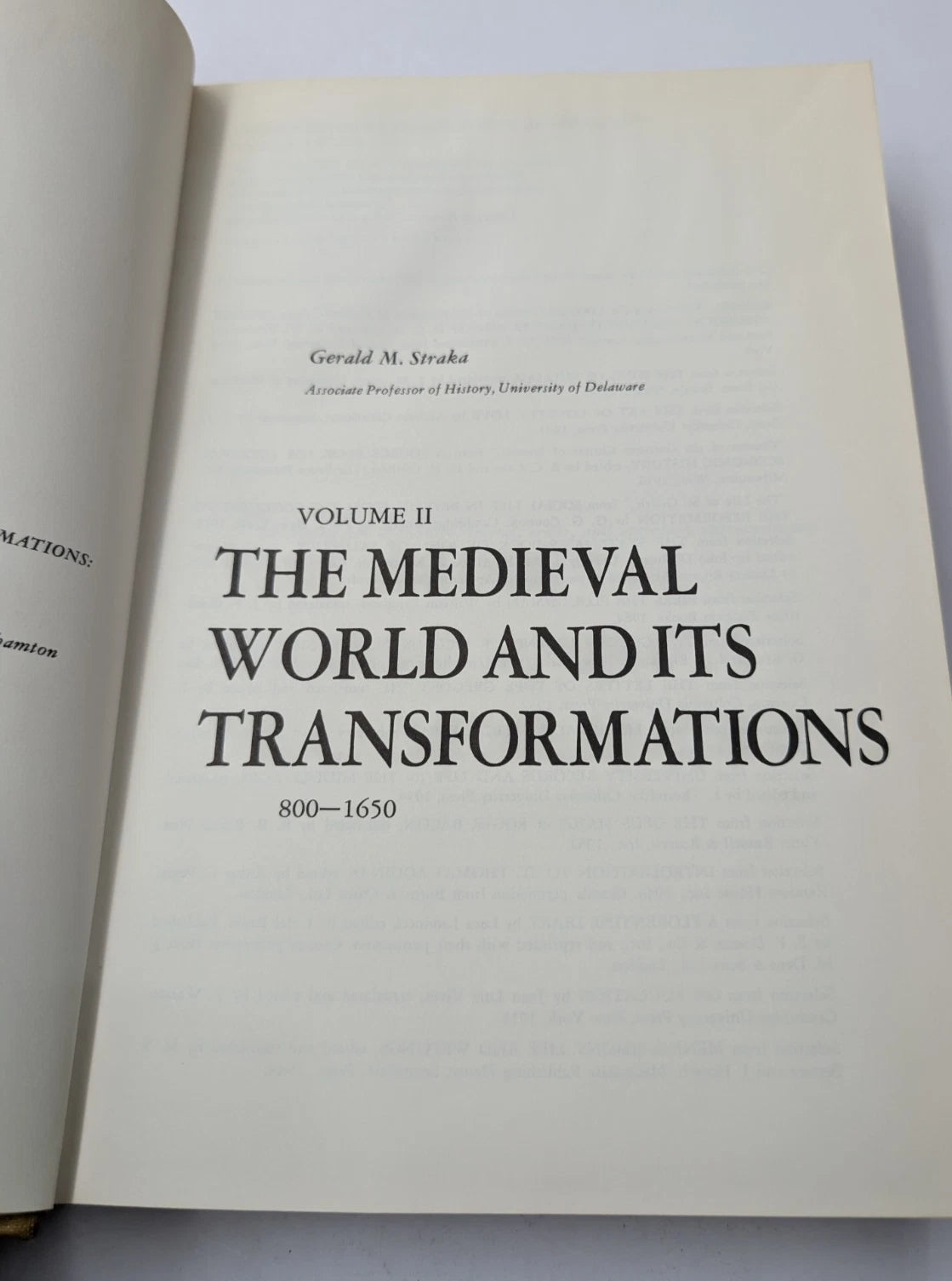 The Medieval World and Its Transformations, 1967 hardcover — actual copy, eBay gallery photo 4