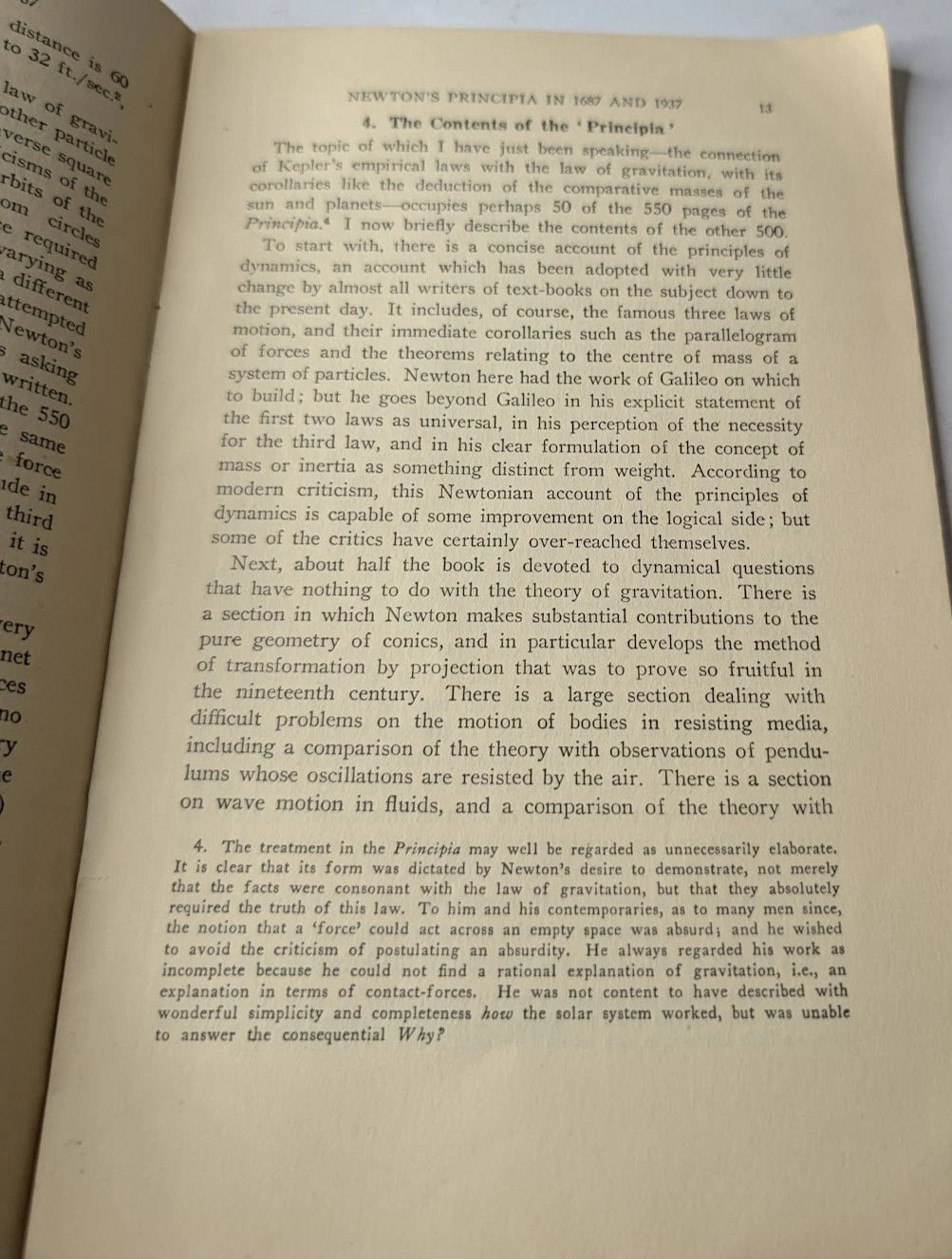 Newton's Principia in 1687 and 1937, actual softcover booklet, photo 5 of 8