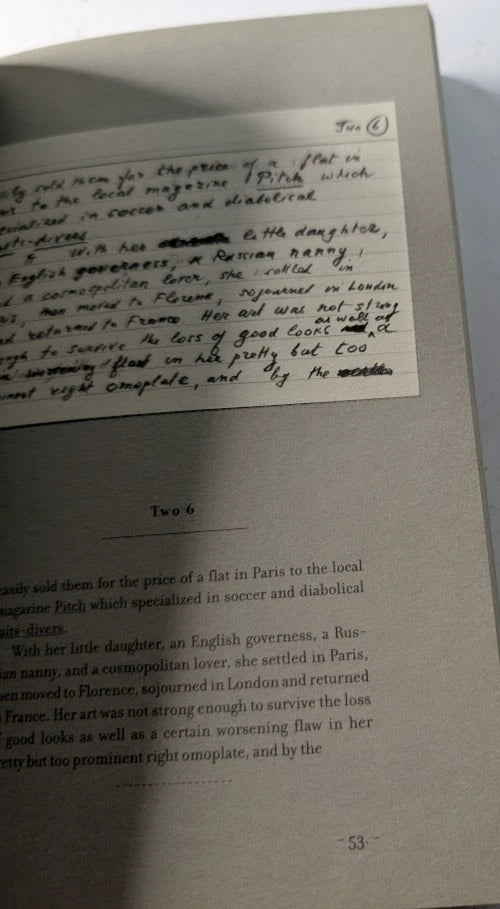 The Original of Laura, sample interior pages