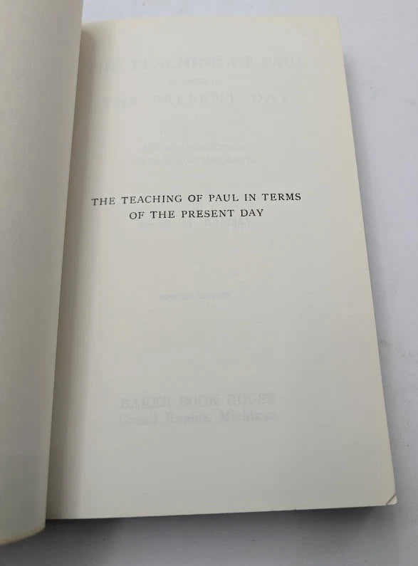The Teaching of St. Paul in Terms of the Present Day: original copy photograph 5