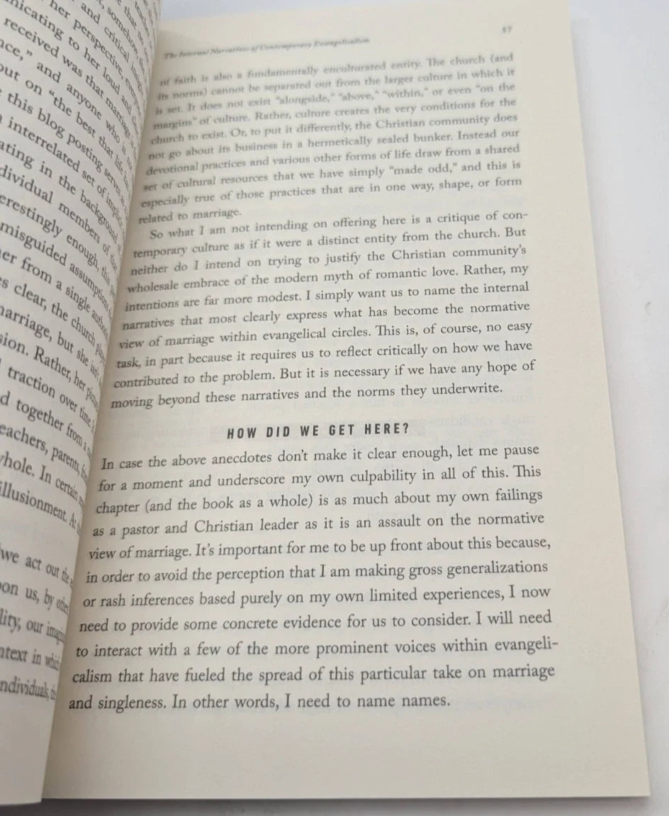Breaking the Marriage Idol: Reconstructing Our Cultural and Spiritual Norms - actual copy, photograph 4