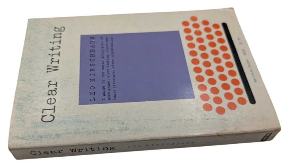 Clear Writing - actual copy, photograph 3