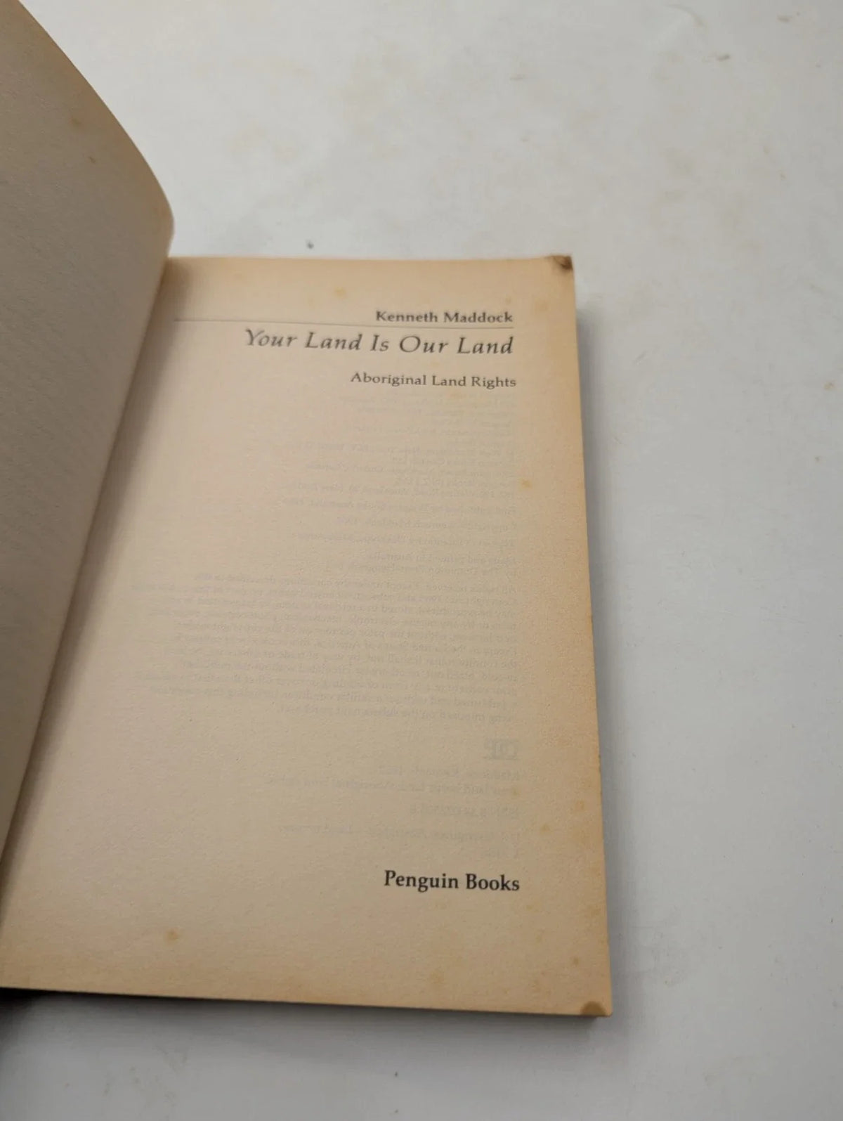 Your Land Is Our Land: Aboriginal Land Rights - actual copy, photo 8