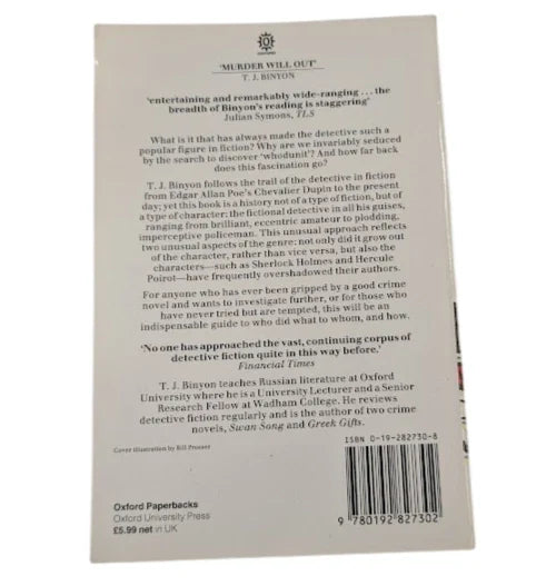 Murder Will Out: The Detective in Fiction - actual copy, photo 2