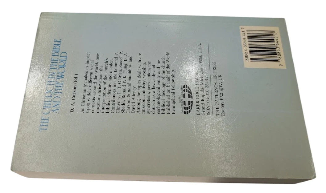 The Church in the Bible and the World: An International Study - actual copy, photo 2