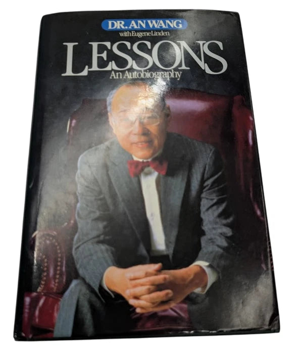 Lessons: An Autobiography by An Wang and Eugene Linden - front cover