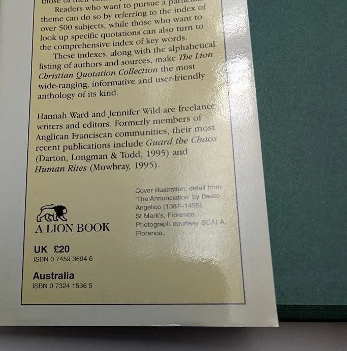 The Lion Christian Quotation Collection - actual copy, photograph 4