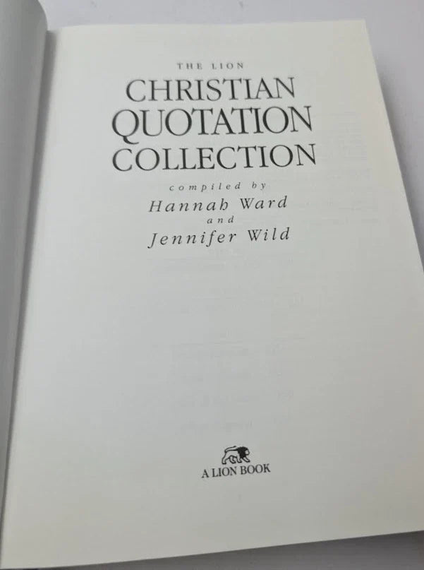 The Lion Christian Quotation Collection - actual copy, photograph 5