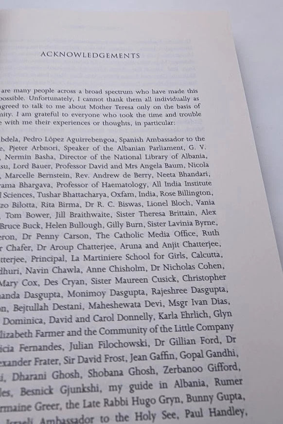 Mother Teresa: Beyond the Image by Anne Sebba - copy photograph 8