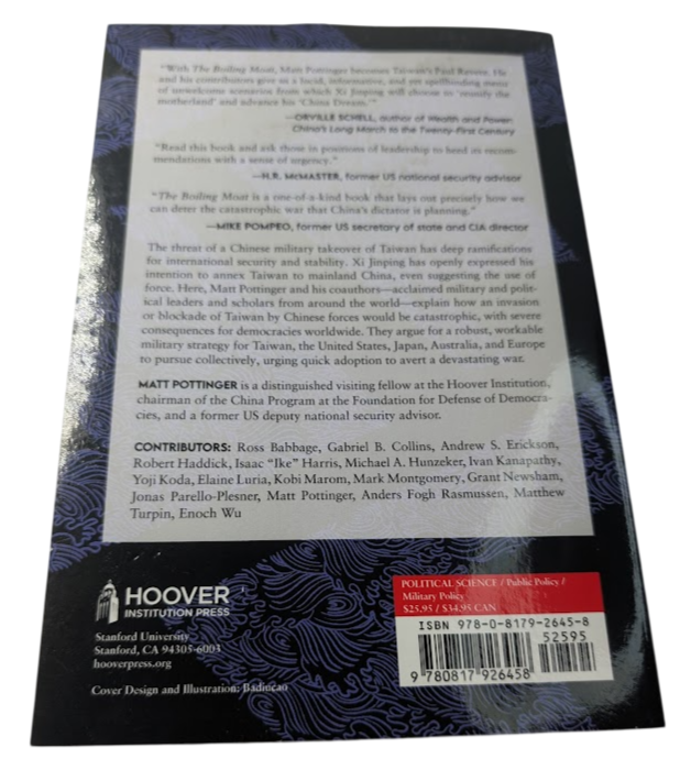 The Boiling Moat: Urgent Steps to Defend Taiwan, actual copy photo 2