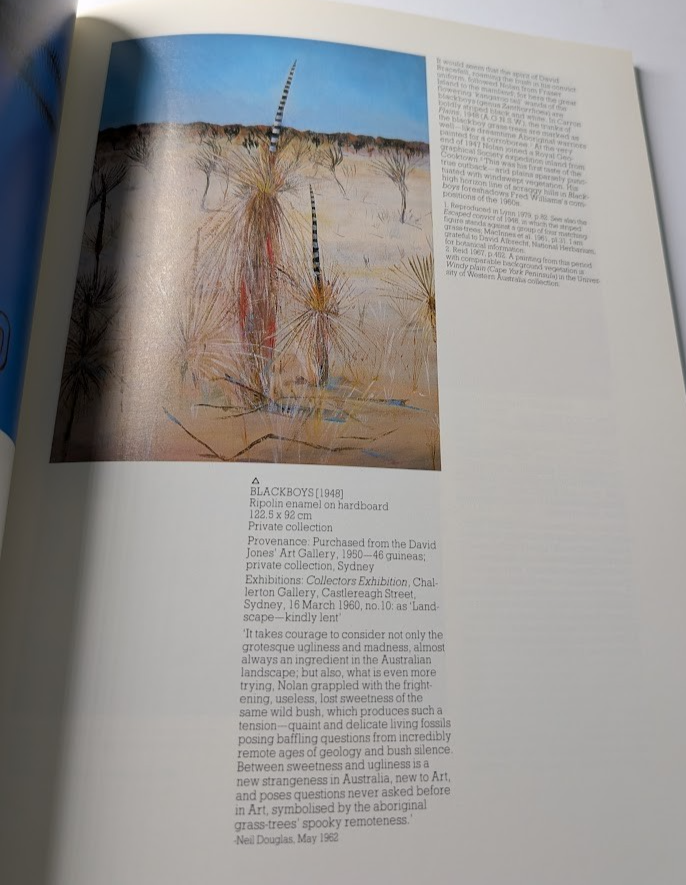 Sidney Nolan: Landscapes and Legends: A Retrospective Exhibition, actual copy photo 4