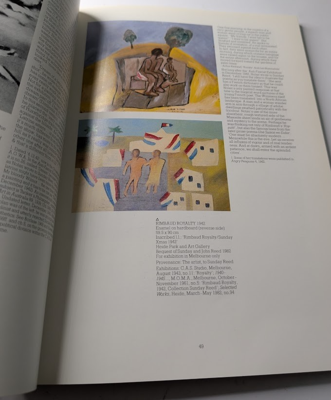 Sidney Nolan: Landscapes and Legends: A Retrospective Exhibition, actual copy photo 5
