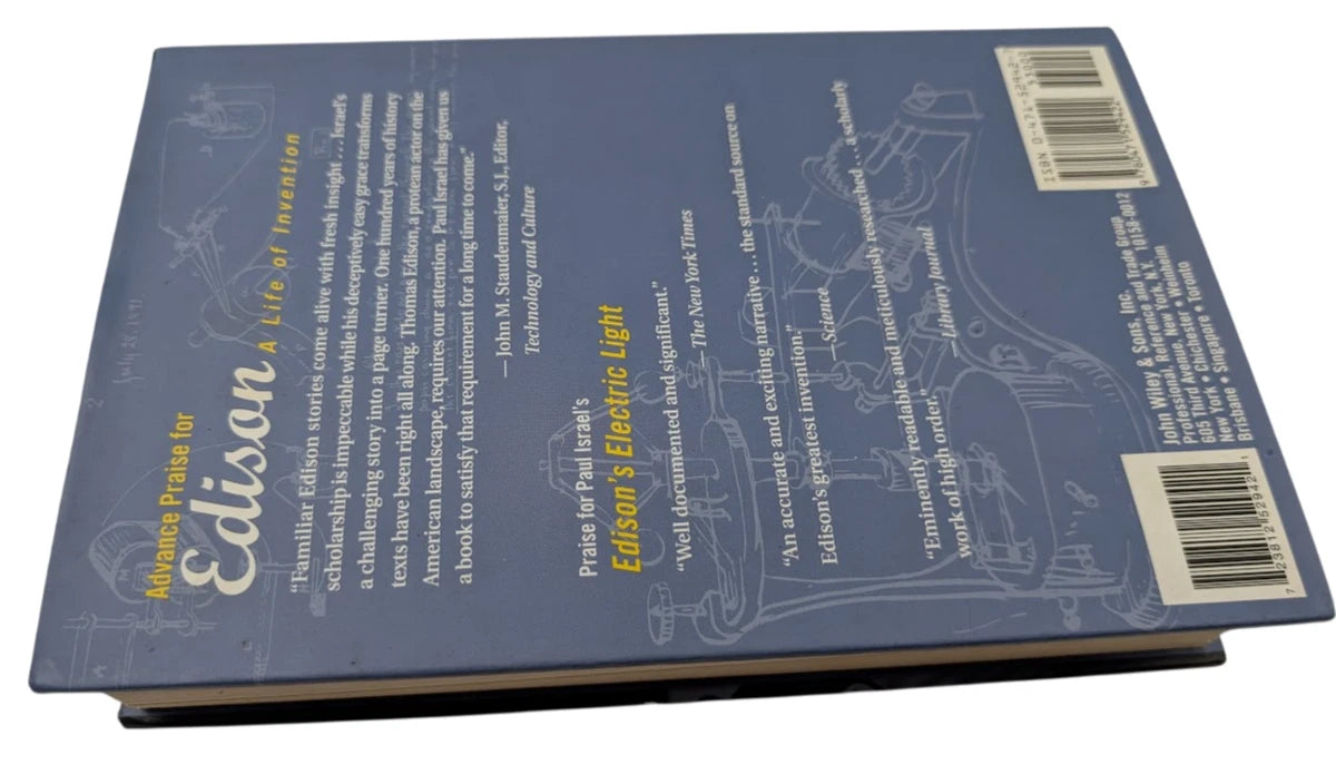 Edison: A Life of Invention by Paul Israel - copy photograph 2