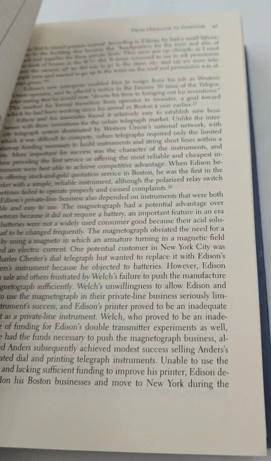 Edison: A Life of Invention by Paul Israel - copy photograph 7