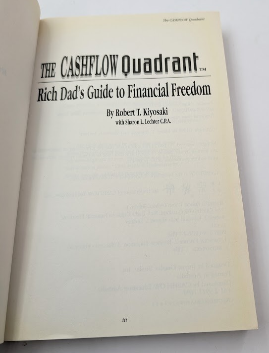 Rich Dad’s Cashflow Quadrant: Guide to Financial Freedom, actual copy photo 3