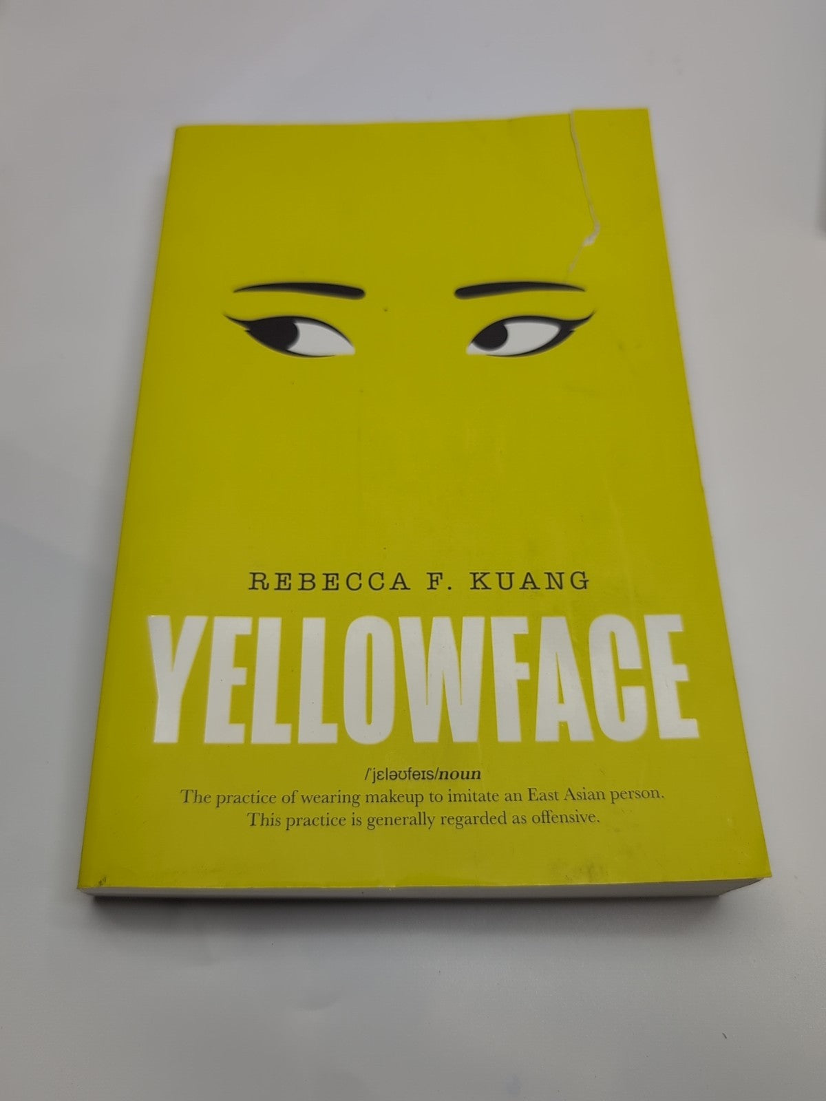 Yellowface, actual copy photo 1