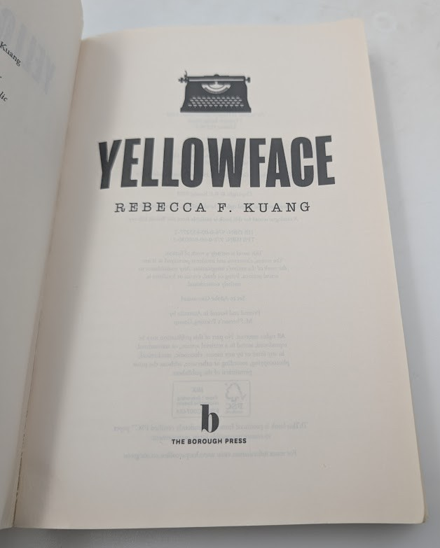 Yellowface, actual copy photo 4