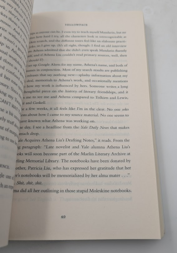 Yellowface, actual copy photo 5