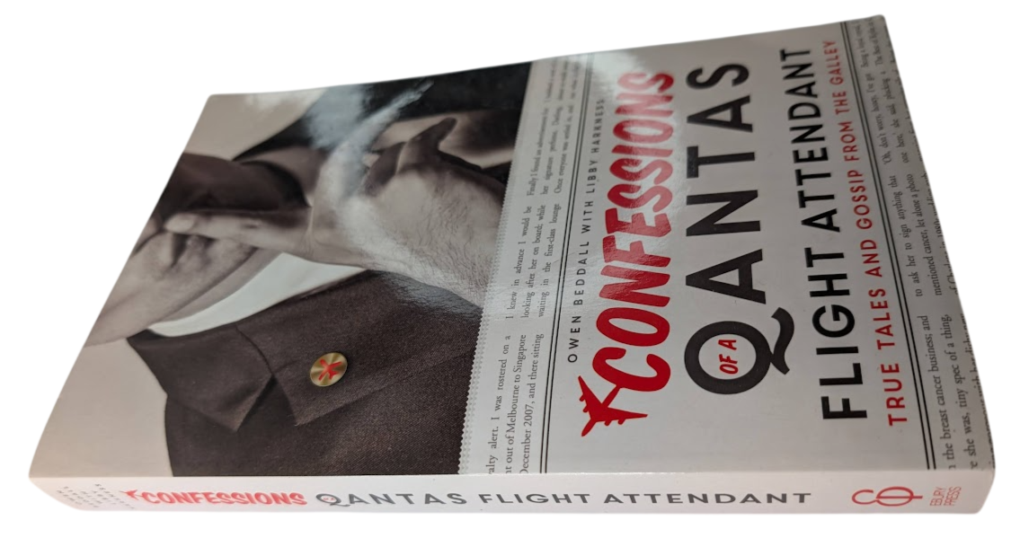 Confessions of a Qantas Flight Attendant: True Tales and Gossip from the Galley, actual copy photo 3
