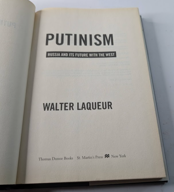 Putinism: Russia and Its Future with the West, actual copy photo 5