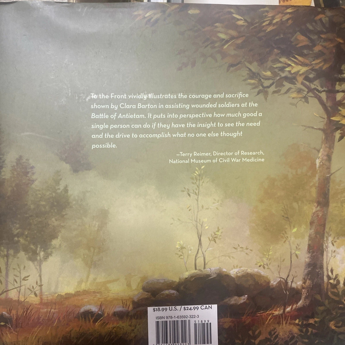 To the Front!: Clara Barton Braves the Battle of Antietam by Claudia Friddell - copy photograph 4