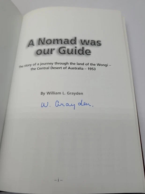 A Nomad Was Our Guide - actual copy, photograph 3