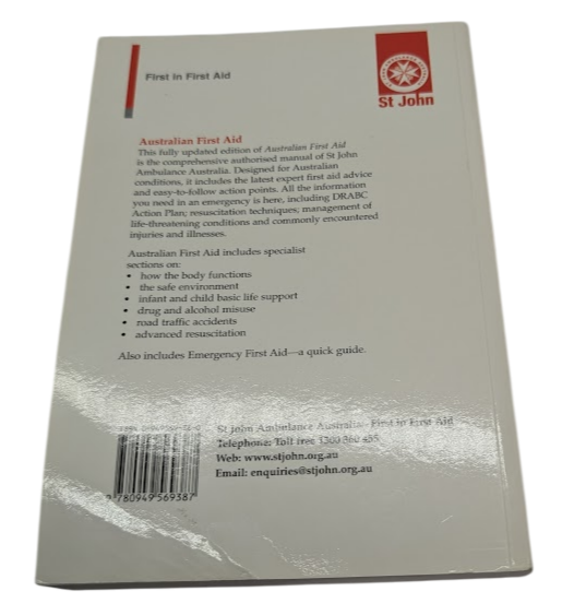 Australian First Aid, actual copy photo 2